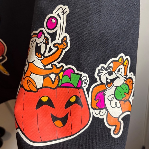 Disney Parks 2022 Halloween Mickey and Friends‎ Pullover Crewneck Sweatshirt XXL - Picture 8 of 10